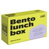 Blue Bento Box Simple Easy Leak Proof BPA Free 5 Compartment Cute Compact bento lunch box for Work Travel 50 Ounces