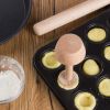 1pc Kitchen Gadgets Wood Egg Tart Pusher Double Side Tart Tamper Pastry Pusher Wooden Egg Tart Mold For Eggtart Mold Baking Cake Kitchen Tools